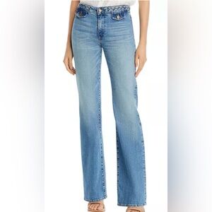 Ramy Brook Itzel Mid rise  Flare Jeans Sz 27 $325